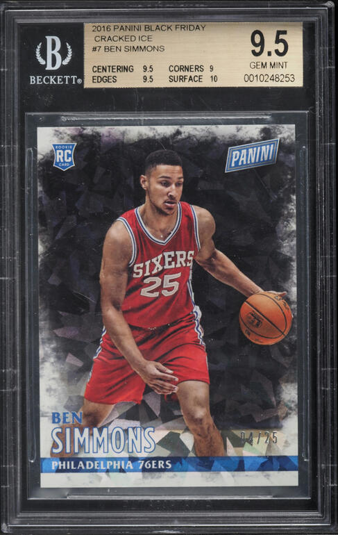 2016 Panini Prizm Ben Simmons ROOKIE #1 PSA 10 GEM MINT on