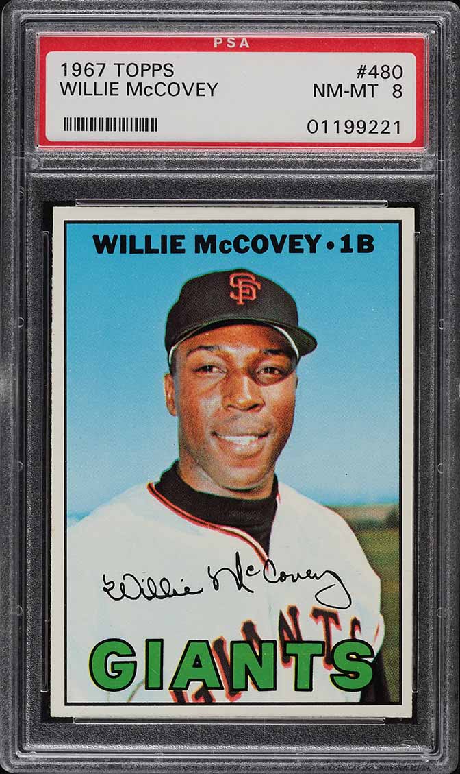 1967 Topps Willie McCovey #480 PSA 8 NM-MT