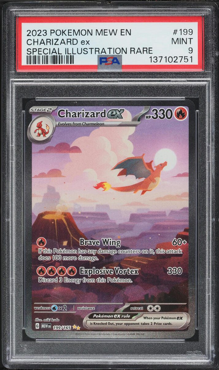 2023 Pokemon Scarlet & Violet 151 SIR Charizard ex #199 PSA 9 MINT