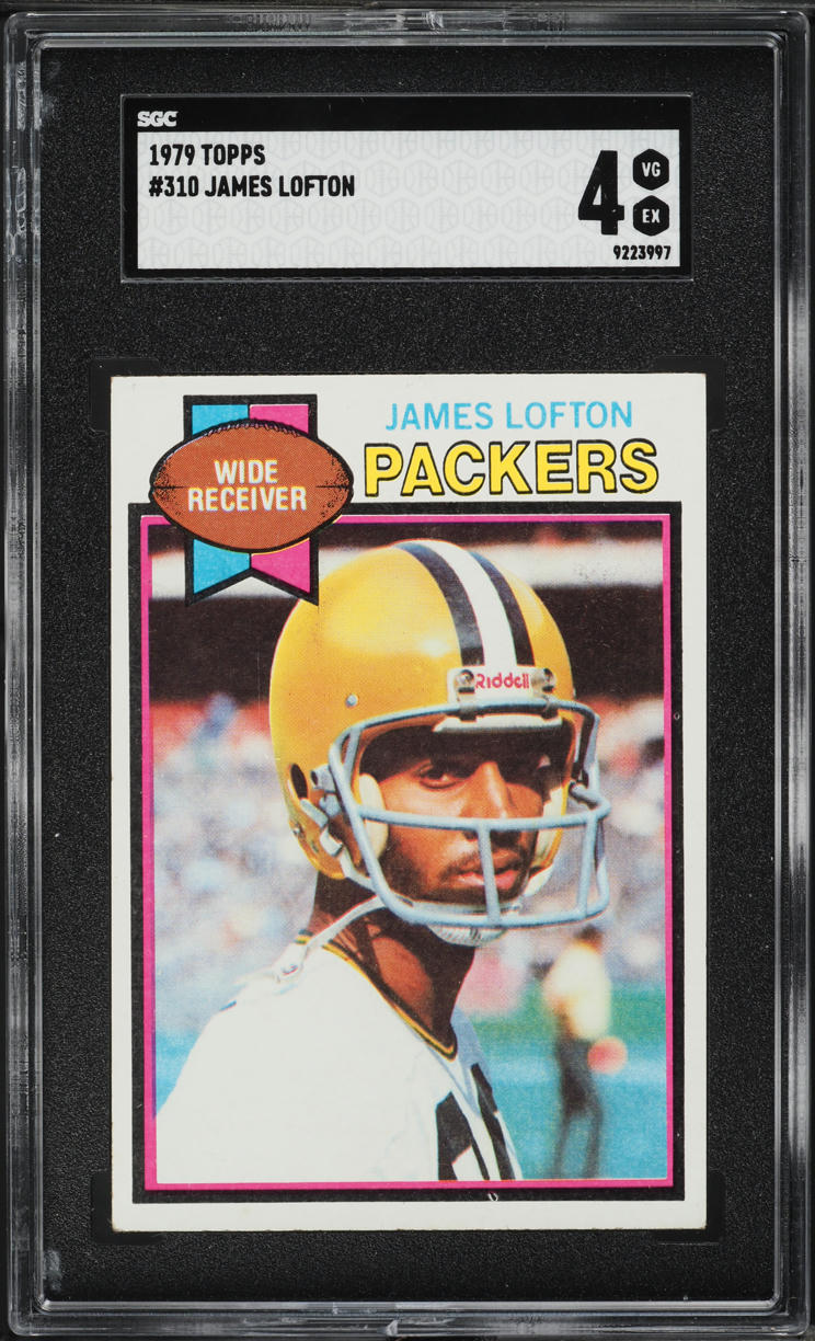 1979 Topps Football James Lofton ROOKIE #310 SGC 4 VGEX