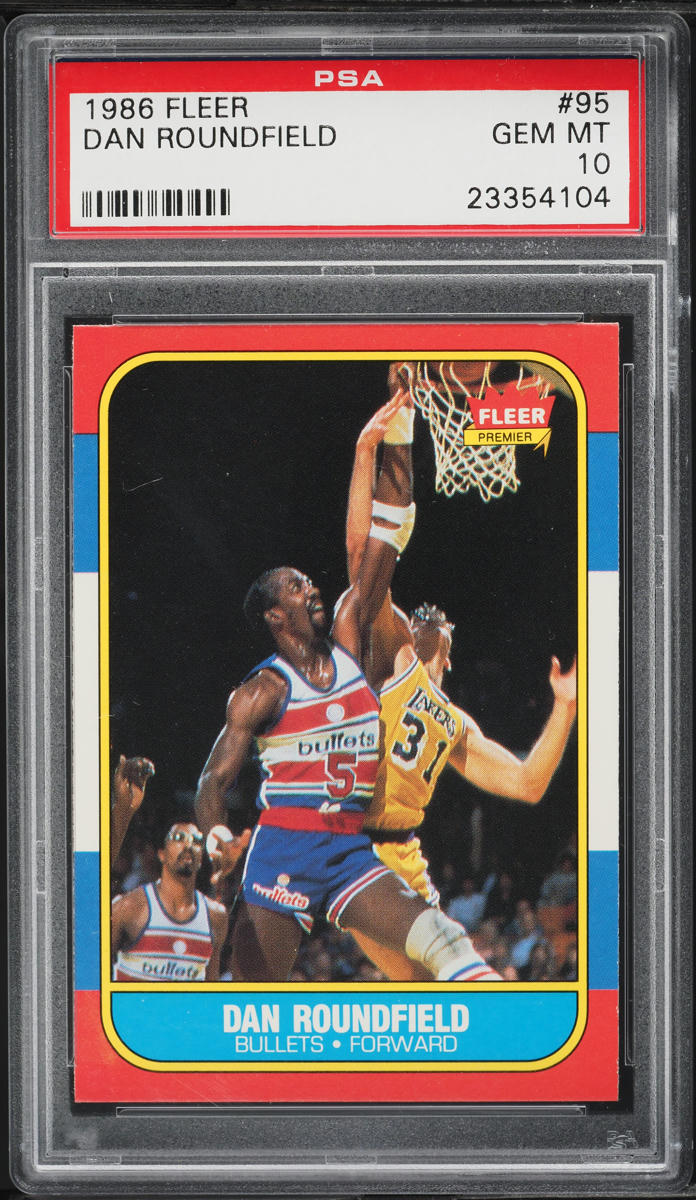 1986 Fleer Basketball Dan Roundfield #95 PSA 10 GEM MINT