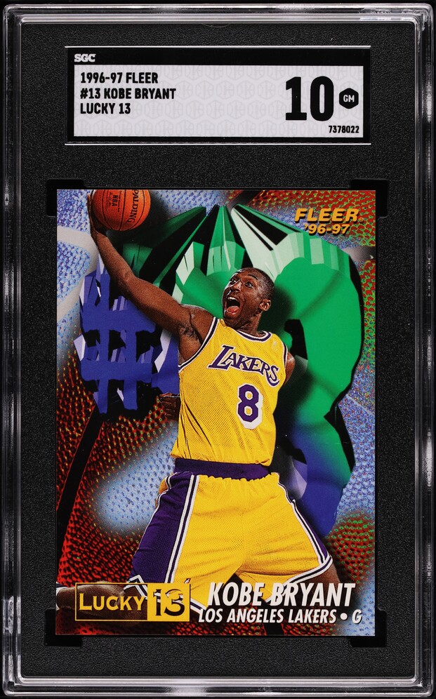 1996 Skybox E-X2000 Star Date 2000 Kobe Bryant ROOKIE #3 PSA 7