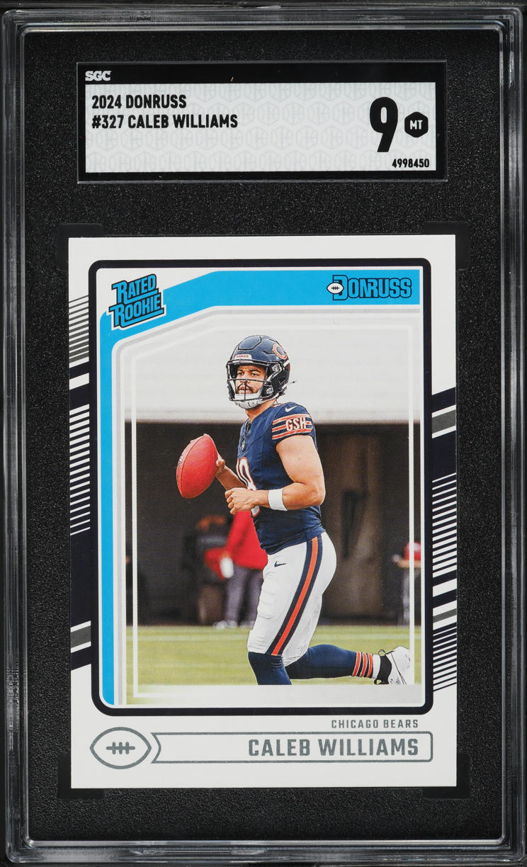 2024 Donruss Football Caleb Williams ROOKIE #327 SGC 9 MINT