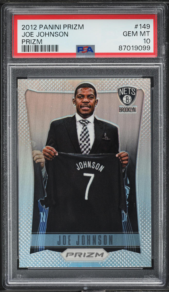 2012 Panini Prizm Silver Joe Johnson #149 PSA 10 GEM MINT
