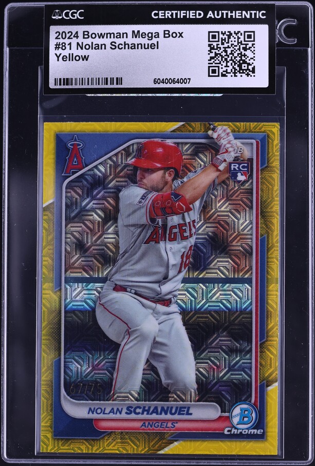 2025 Bowman Chrome Gold Geometric Refractor Sean Keys PROSPECT /50
