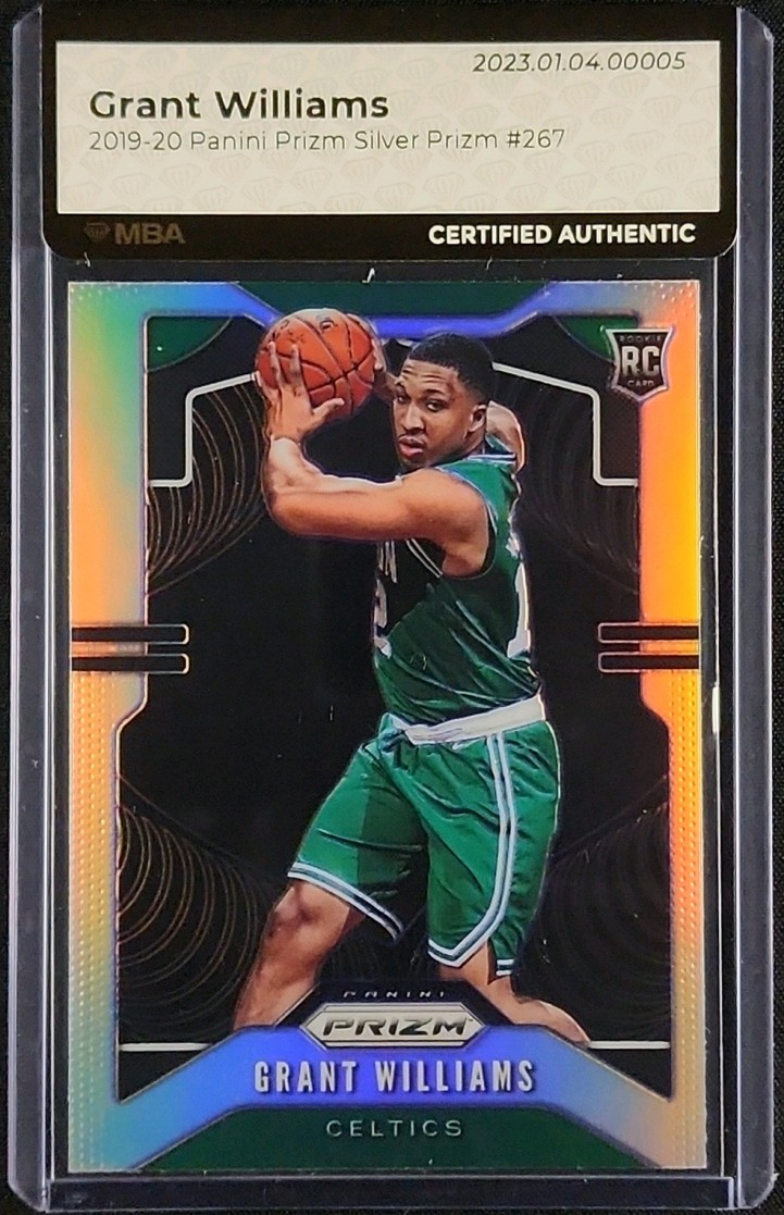 NBAカード GRANT WILLIAMS ROOKIE CARD LOT! Grant Williams 2019-20 Prizm Blue Rookie RC 176/199 #267 PSA
