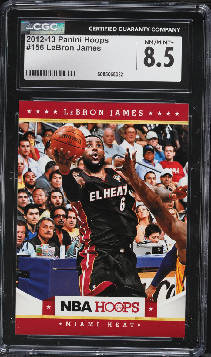 2012 Hoops LeBron James #156 CGC 8.5 NM-MT+
