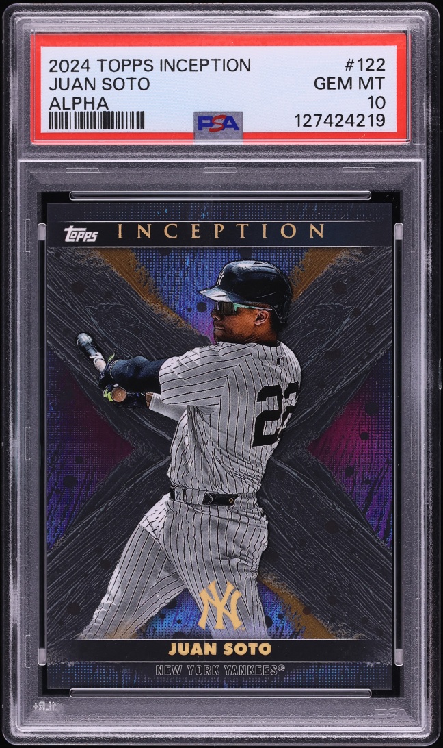 2024 Topps Inception Alpha Juan Soto #122 PSA 10 GEM MINT