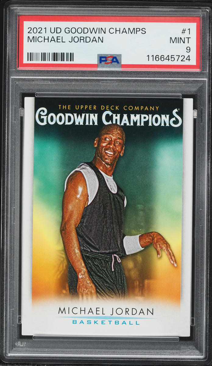 2021 Upper Deck Goodwin Champions Michael Jordan #1 PSA 9 MINT
