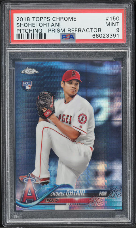 2020 Topps Chrome Refractor Shohei Ohtani #21 PSA 10 GEM