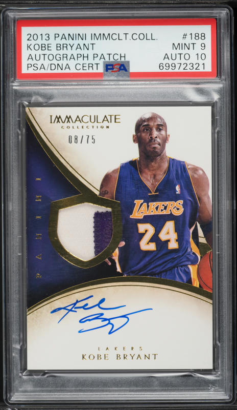 2013 Panini Titanium Electric Endorsements Kobe Bryant AUTO /75 #1