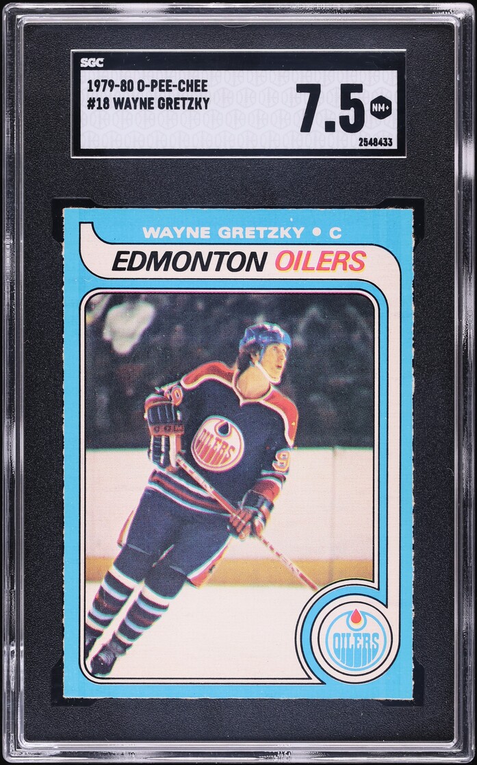 1979 O-Pee-Chee Hockey Wayne Gretzky ROOKIE #18 SGC 7.5 NRMT+