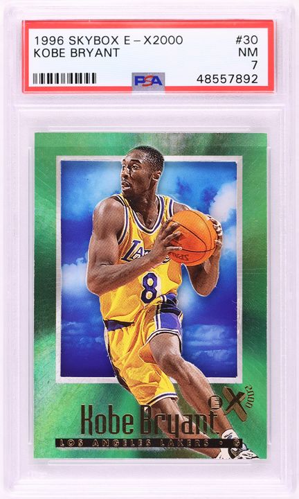 1996 Skybox E-X2000 Star Date 2000 Kobe Bryant ROOKIE #3 PSA 9