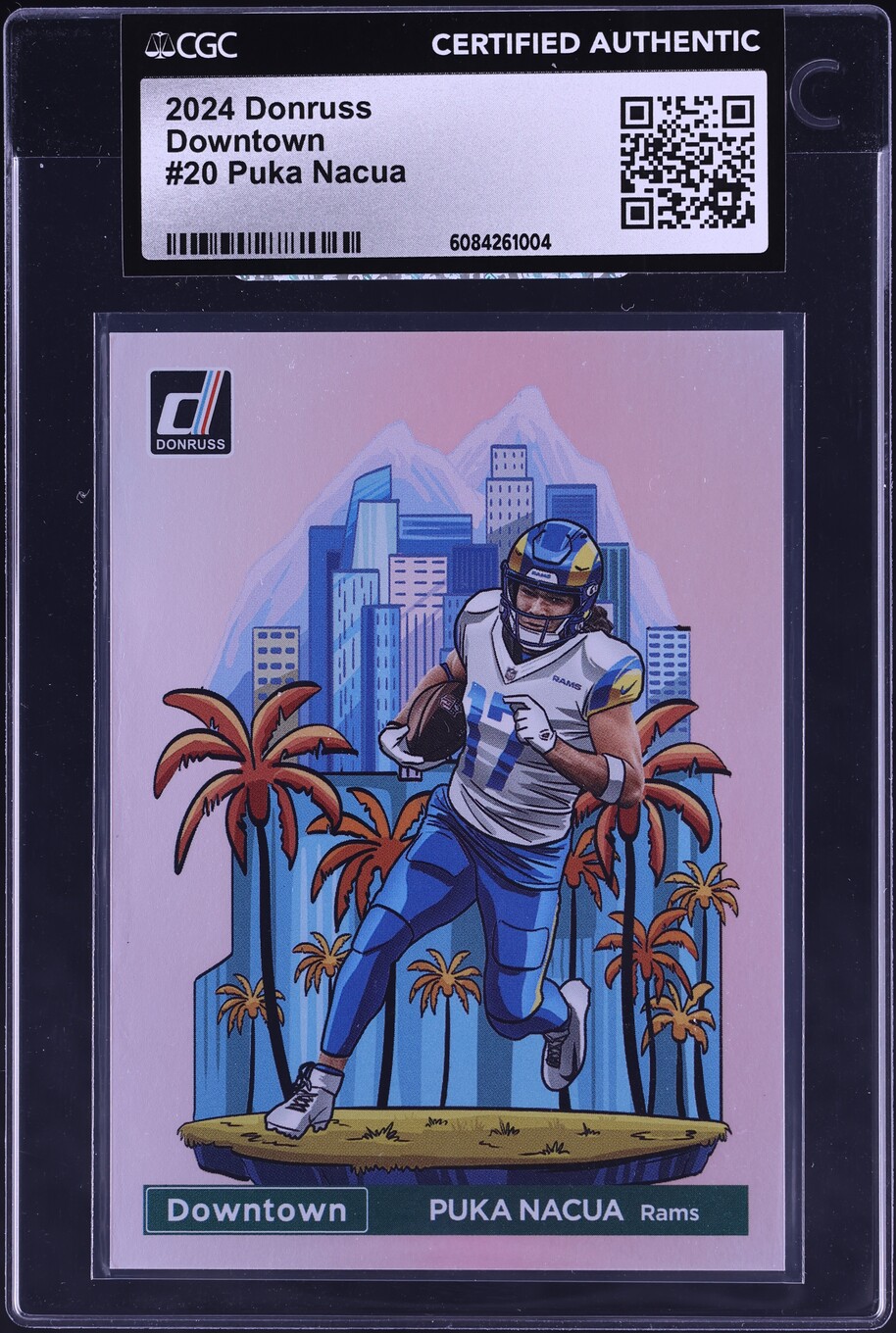 2024 Donruss Downtown Puka Nacua #20 CGC AUTH