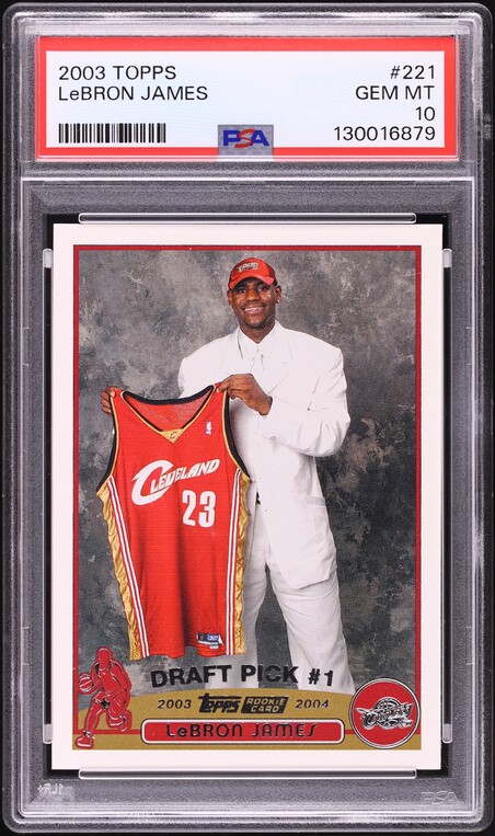 2007 Bowman Chrome Gold Refractor LeBron James /99 #23 PSA 10 GEM