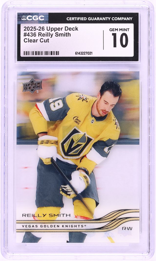 2025 Upper Deck Clear Cut Reilly Smith #436 CGC 10 GEM MINT