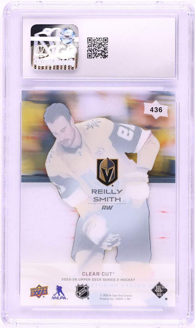 2025 Upper Deck Clear Cut Reilly Smith #436 CGC 10 GEM MINT