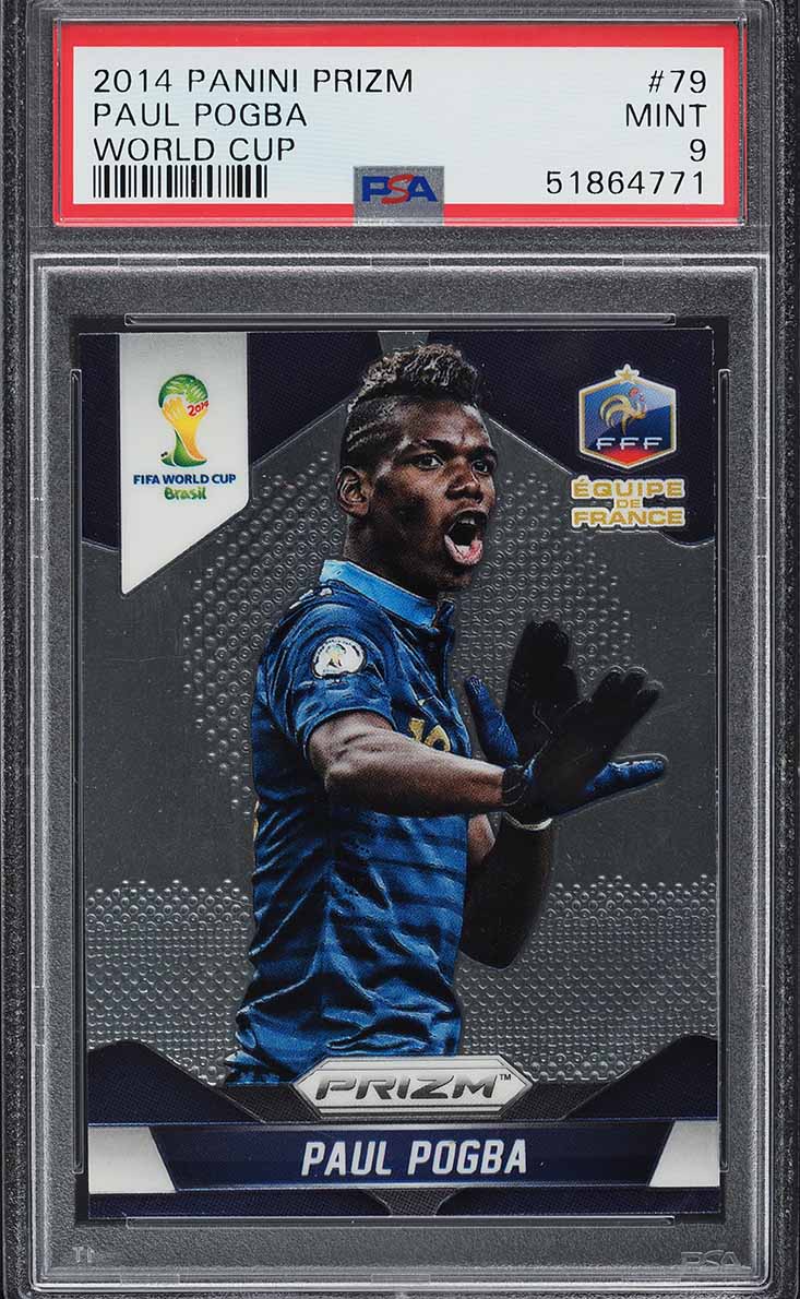 2014 Panini Prizm World Cup Paul Pogba #79 PSA 9 MINT on Fanatics