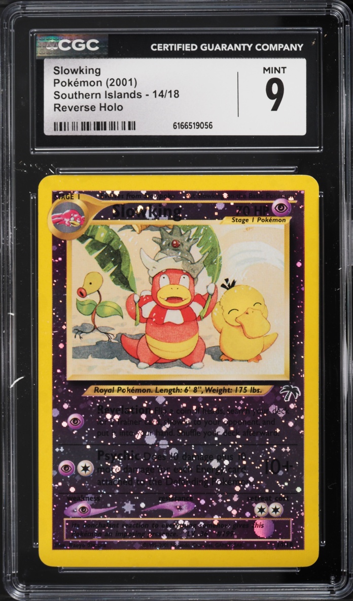 2001 Pokemon Southern Islands Reverse Holo Slowking #14 CGC 9 MINT