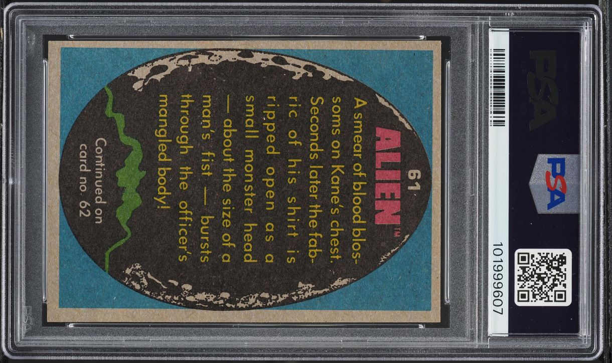 1979 Alien The Chest Burster #61 PSA 6 EXMT