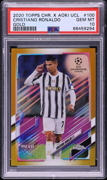 2020 Topps Chrome UEFA Japan Ed Orange Refractor Cristiano Ronaldo