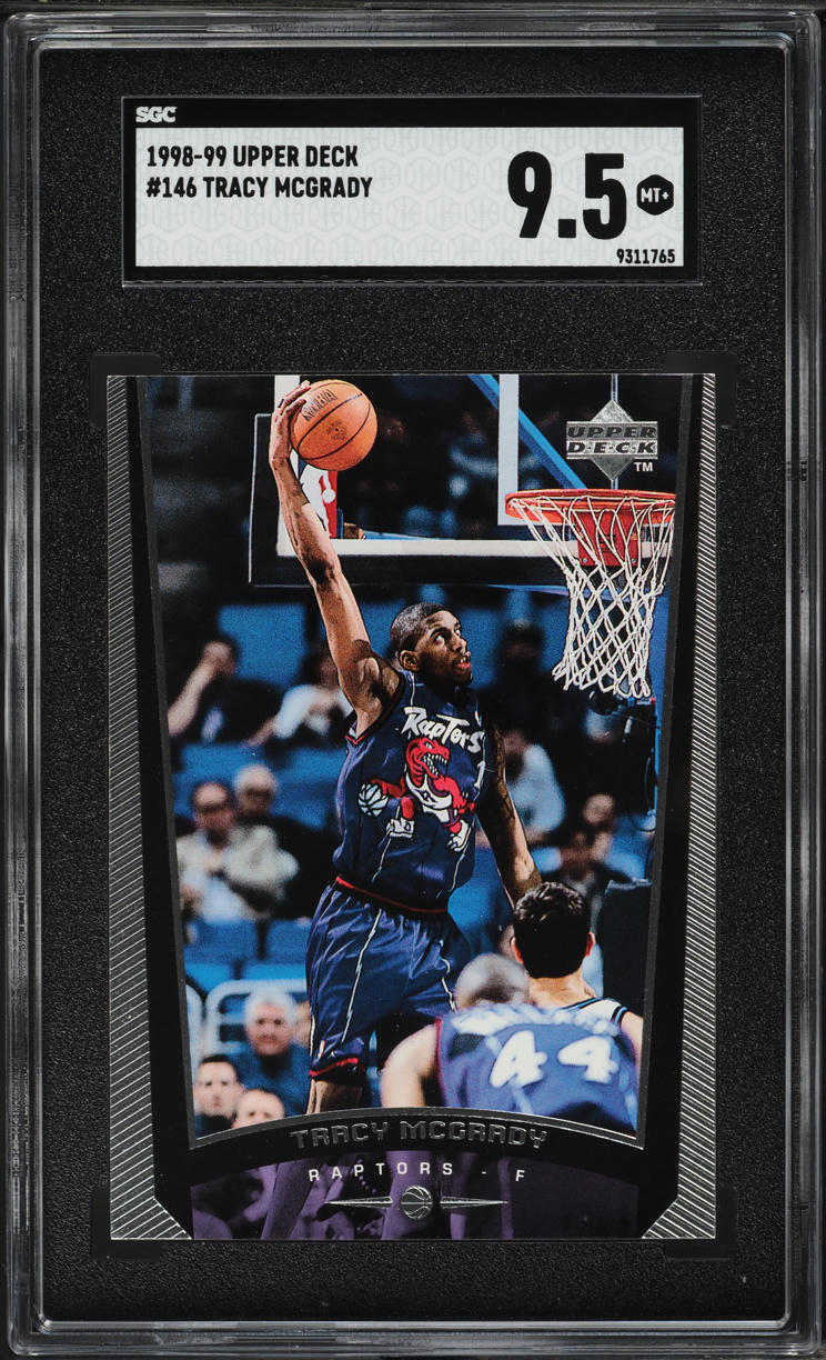 1998 Upper Deck Basketball Tracy McGrady #146 SGC 9.5 MINT+