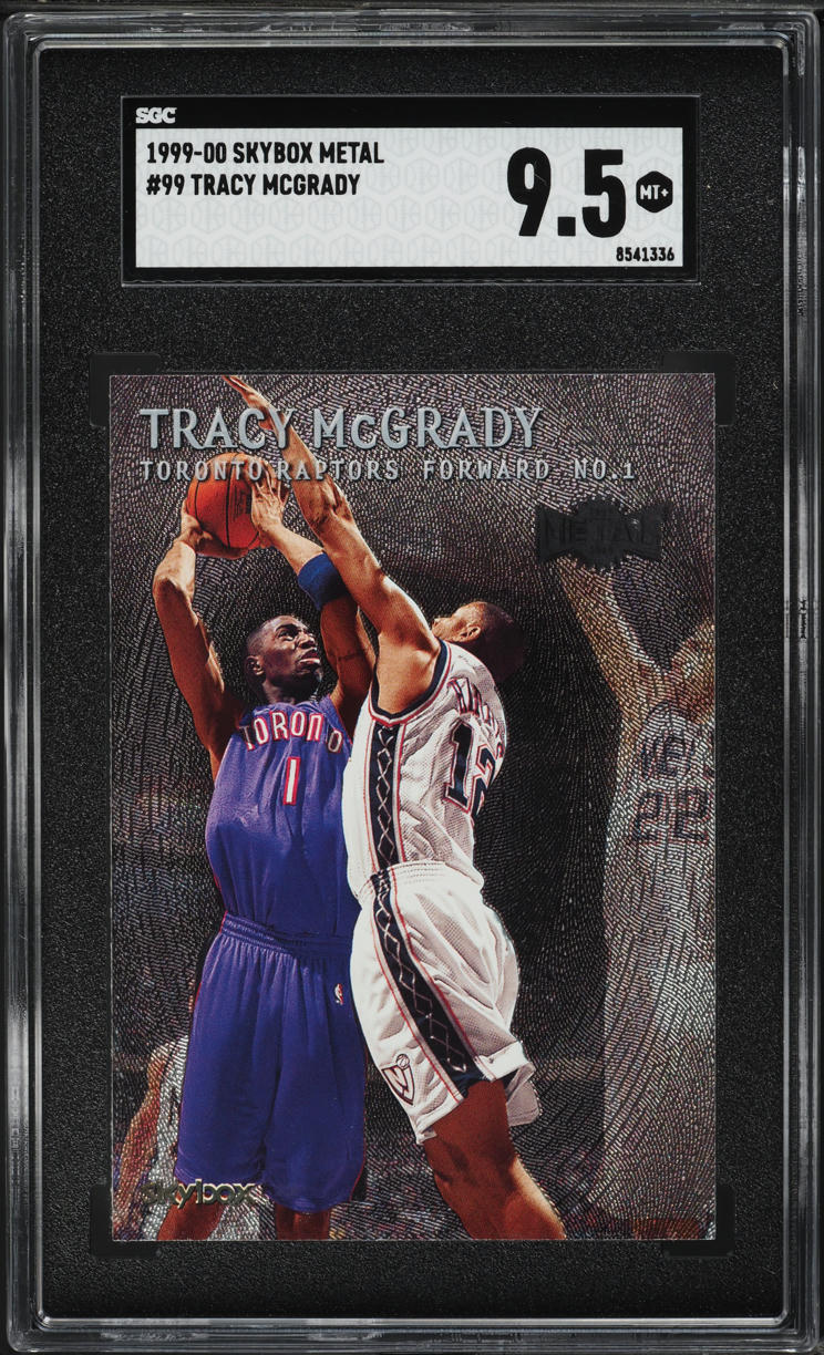 1999 Metal Basketball Tracy McGrady #99 SGC 9.5 MINT+