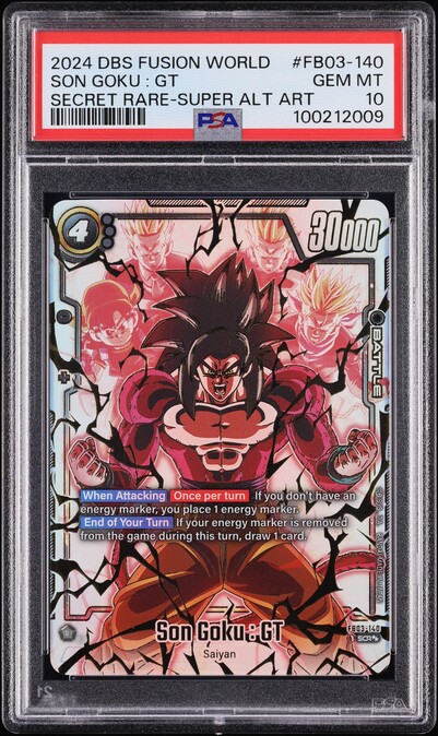 2024 Dragon Ball Super Fusion World Raging Roar Son Goku: GT #FB03