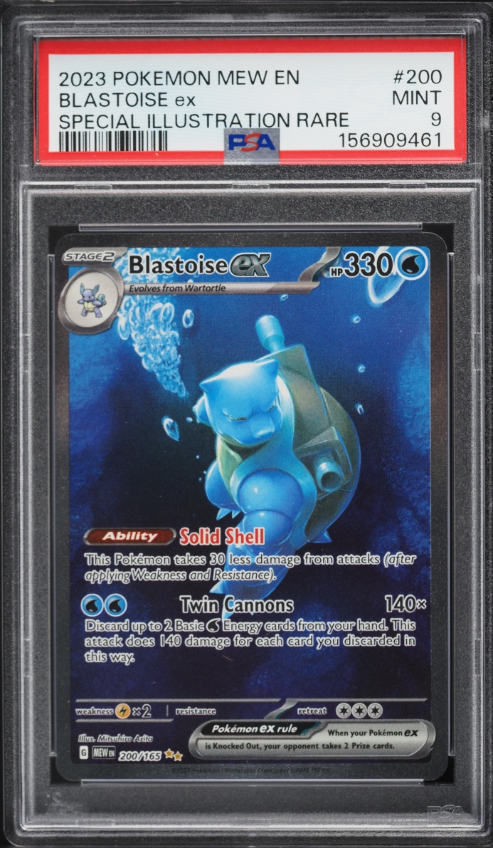 2023 Pokemon Scarlet & Violet 151 SIR Blastoise ex #200 PSA 9 MINT