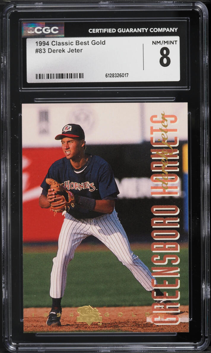 1994 Classic Best Gold Derek Jeter ROOKIE #83 CGC 8 NM-MT