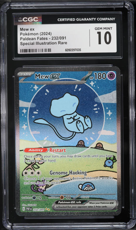 2006 Pokemon EX Legend Maker Holo Mew ex #88 CGC 9 MINT on