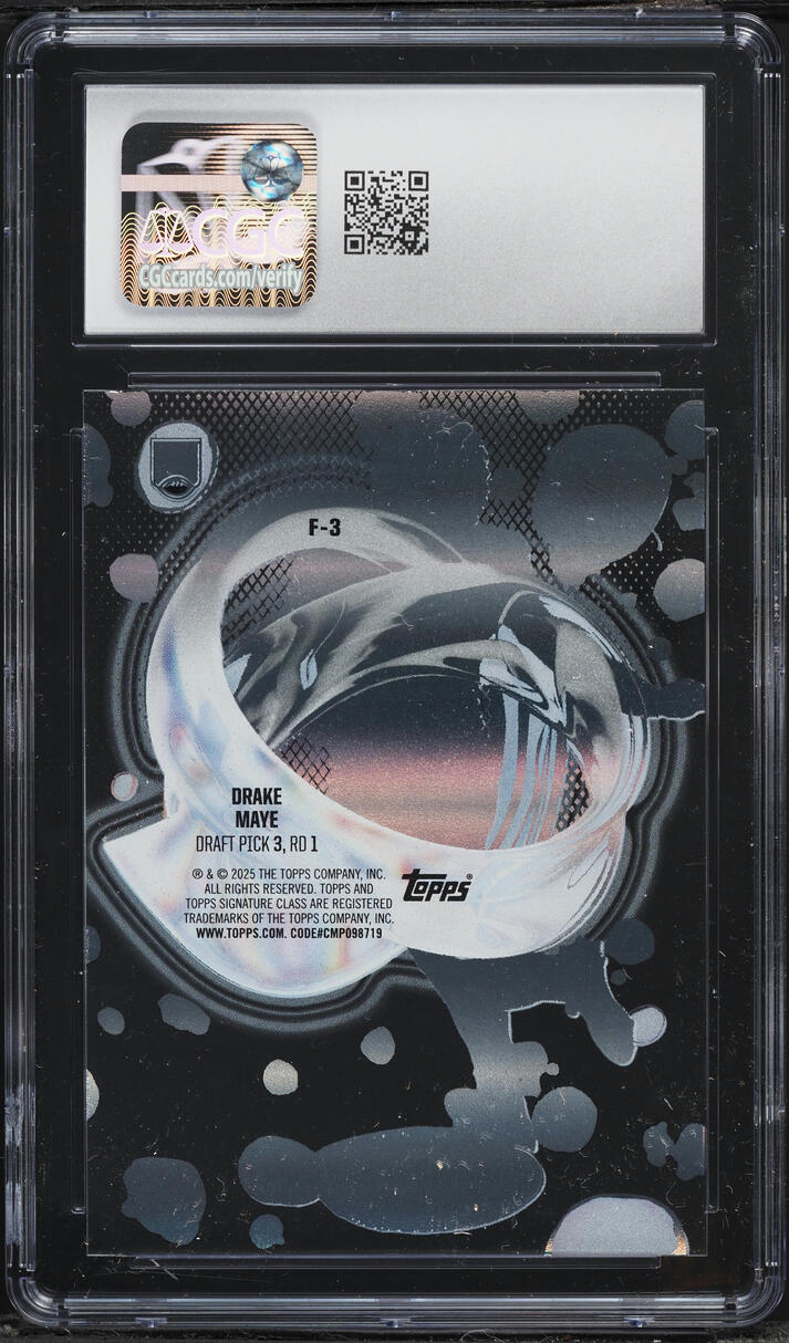 2024 Topps Signature Class Fluidity Drake Maye ROOKIE #F-3 CGC 10 GEM MINT