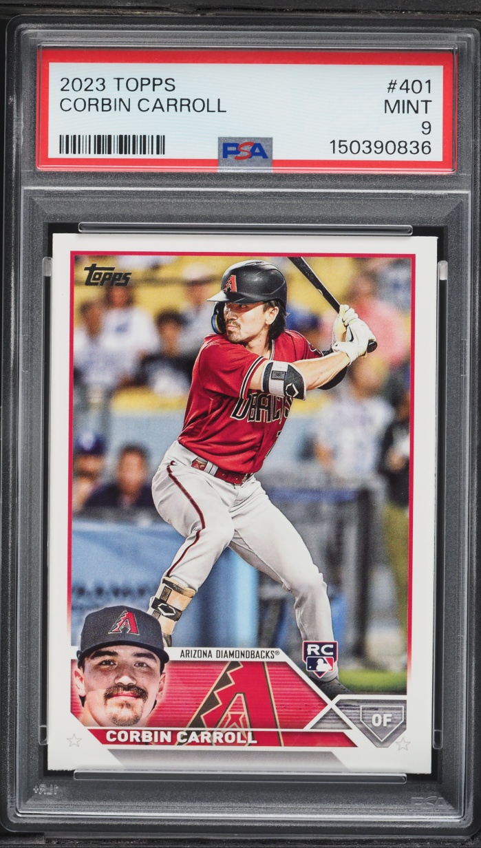 2023 Topps Corbin Carroll ROOKIE #401 PSA 9 MINT