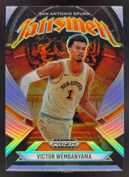 2024 Panini Prizm Black Orange Victor Wembanyama /49 #1 CGC AUTH