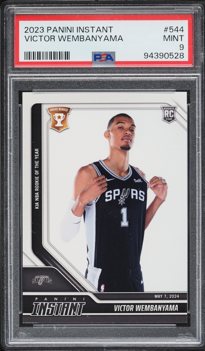 2023 Panini Instant Victor Wembanyama ROOKIE /11420 #544 PSA 9 MINT