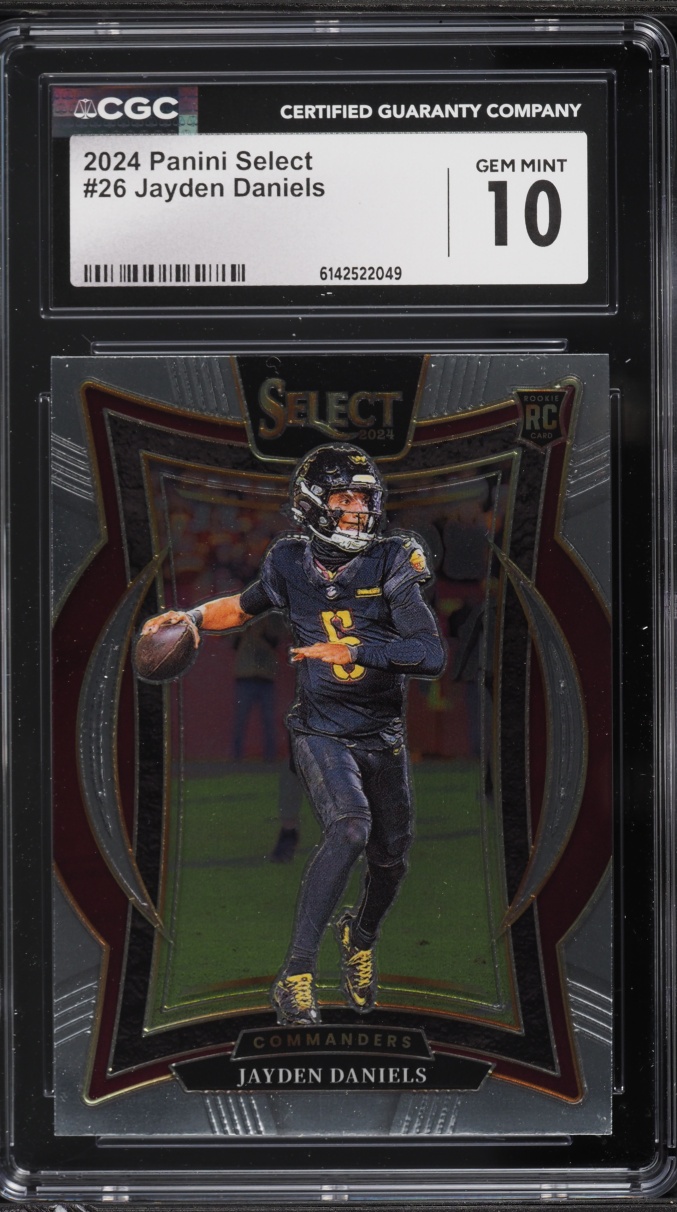 2024 Select Concourse Jayden Daniels ROOKIE #26 CGC 10 GEM MINT