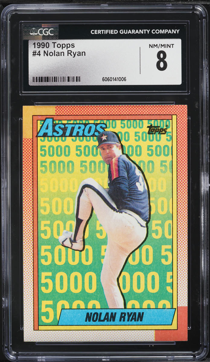 1990 Topps Nolan Ryan #4 CGC 8 NM-MT