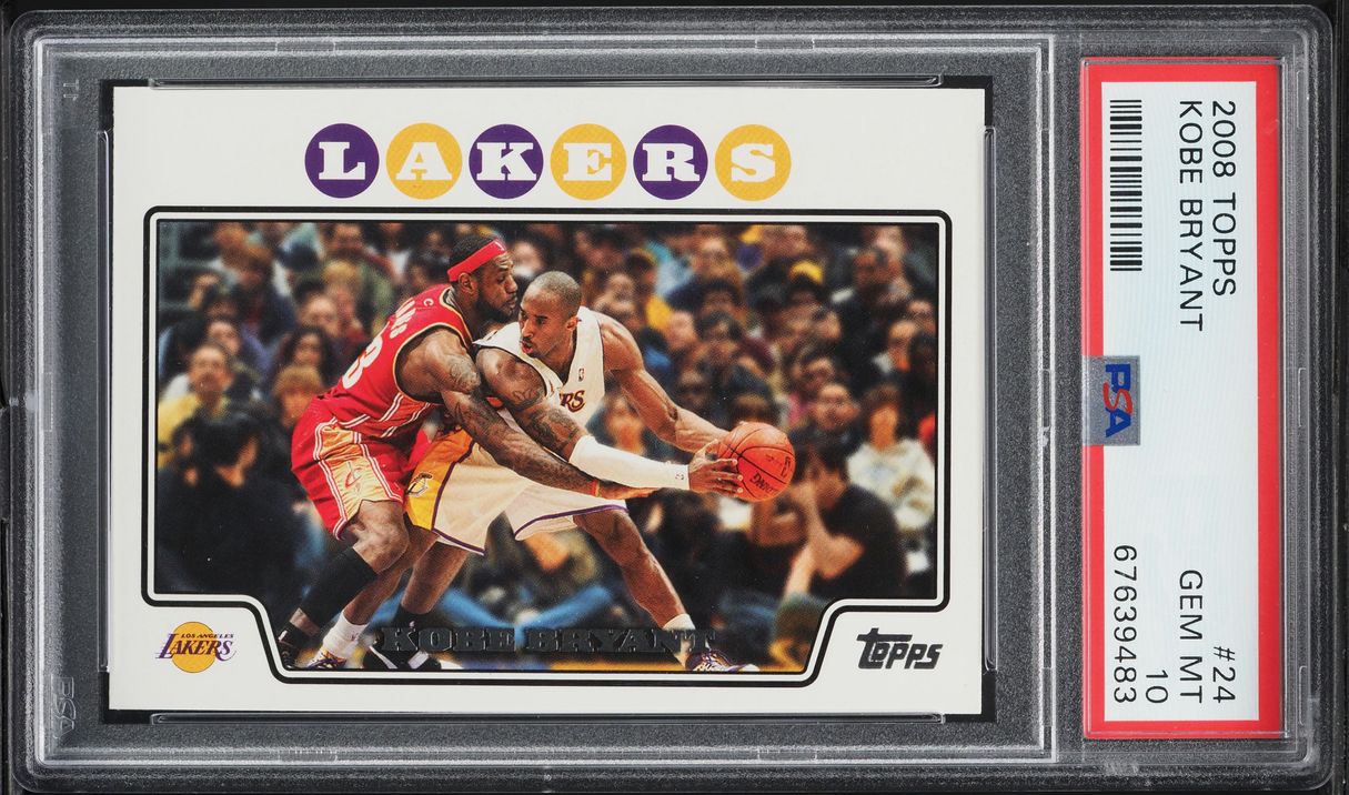 その他 2008 Topps KOBE BRYANT PSA 10 2008 Topps Basketball Kobe Bryant w/ LeBron James #24 PSA 10