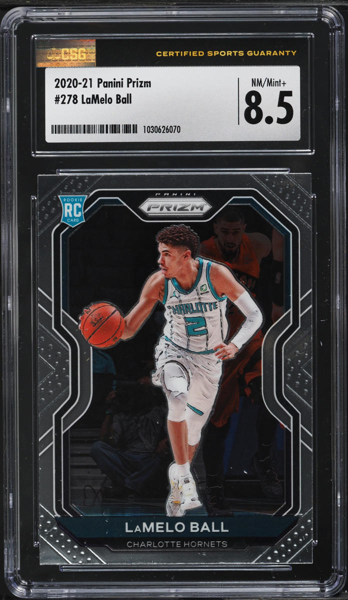2020 Panini Prizm LaMelo Ball ROOKIE #278 CSG 8.5 NM-MT+