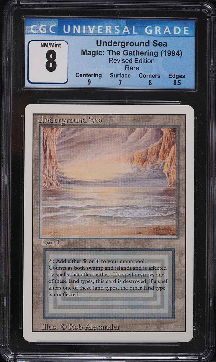 1994 Magic The Gathering Revised Dual Land Underground Sea