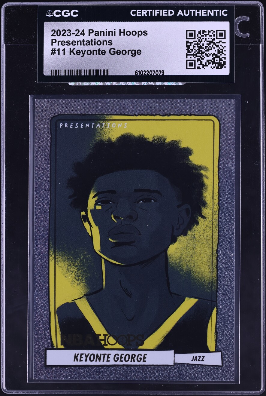 2023 Hoops Presentations Keyonte George #11 CGC AUTH