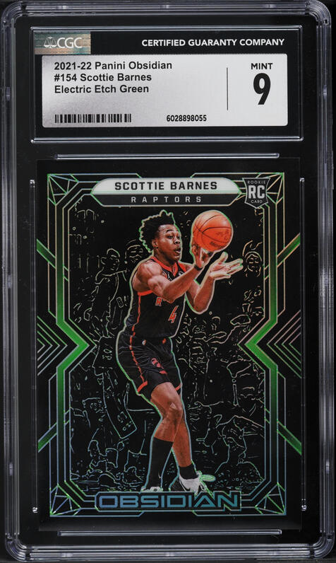 2021 Panini Prizm Scottie Barnes ROOKIE AUTO DNA 10 #RS-SBA PSA 10