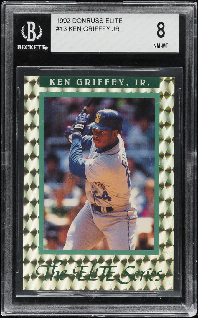 1992 Donruss Elite Ken Griffey Jr. /10000 #13 BGS 8 NM-MT