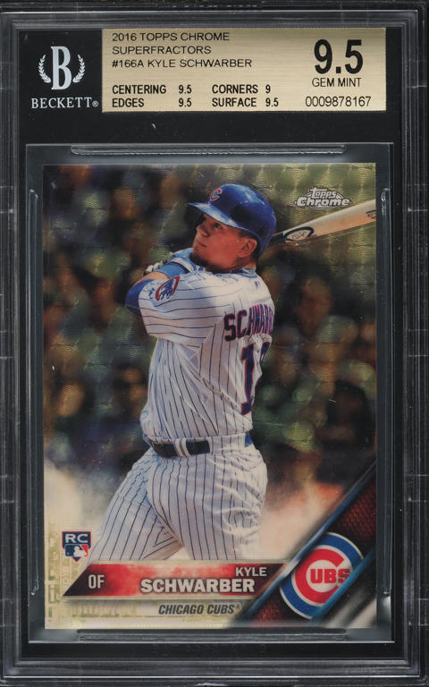 Topps2016 カイル・シュワーバー RC Kyle Schwarber 2016 Topps Chrome #RA-KSC Rookie Auto Price