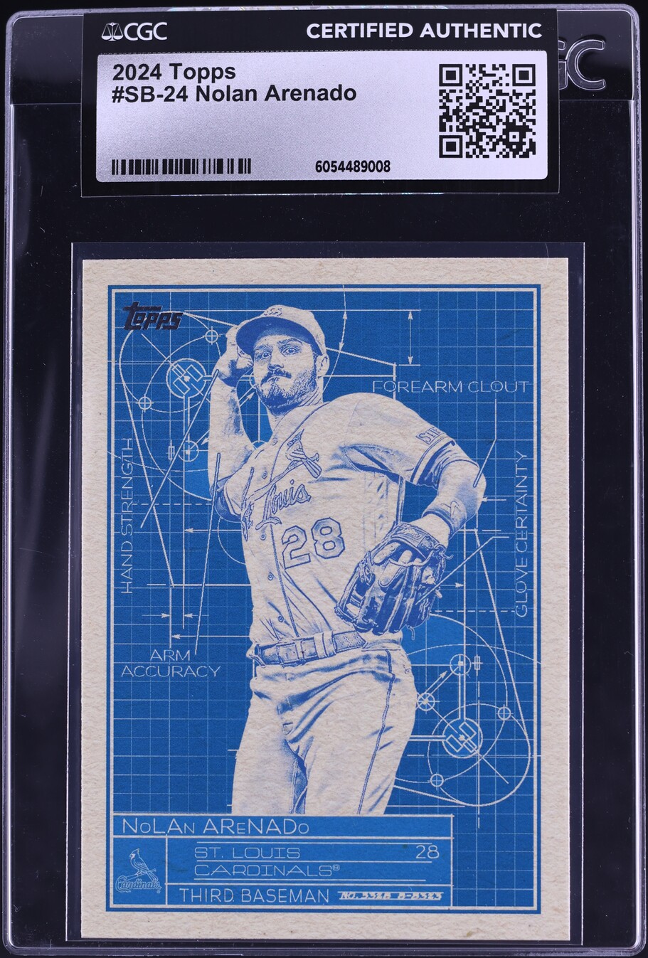 2024 Topps Nolan Arenado #SB-24 CGC AUTH