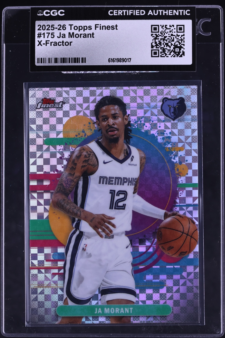 2025 Finest Xfractor Ja Morant #175 CGC AUTH