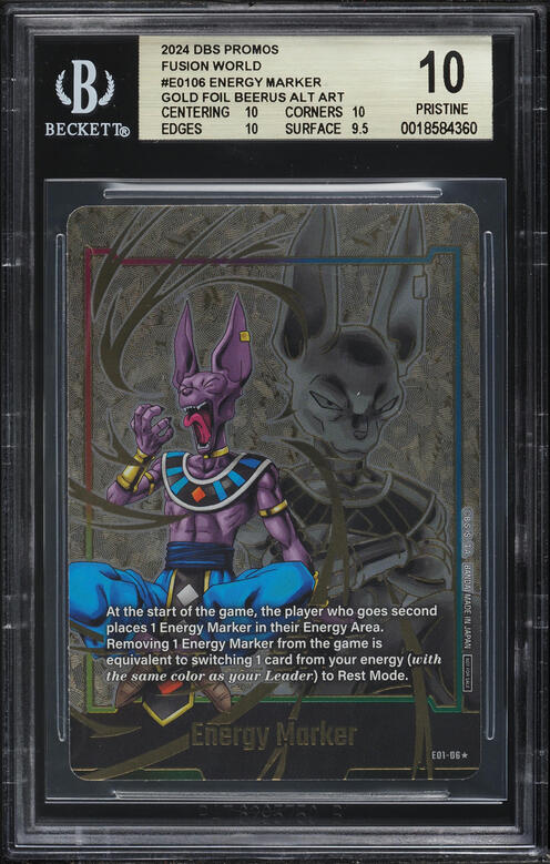 2024 Dragon Ball Super Fusion World Promo Gold Foil Energy Marker