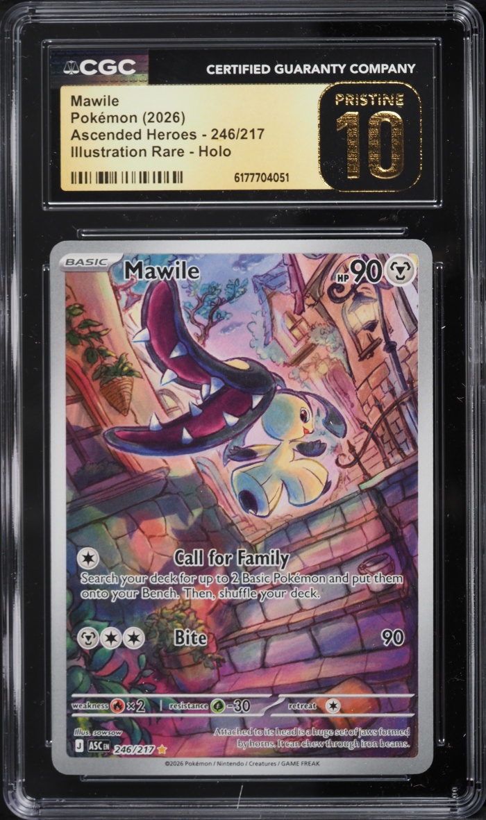 2026 Pokemon Mega Evolution Ascended Heroes IR Mawile #246 CGC 10 PRISTINE