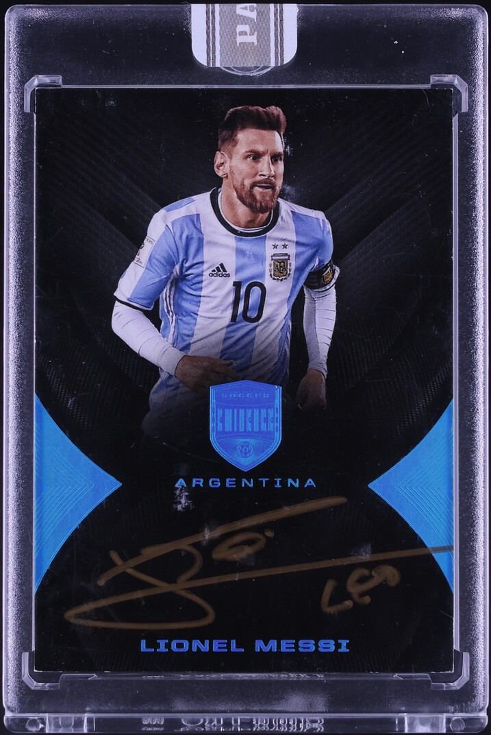 2018 Panini Eminence White Box Lionel Messi AUTO 1/1 #EM-LM