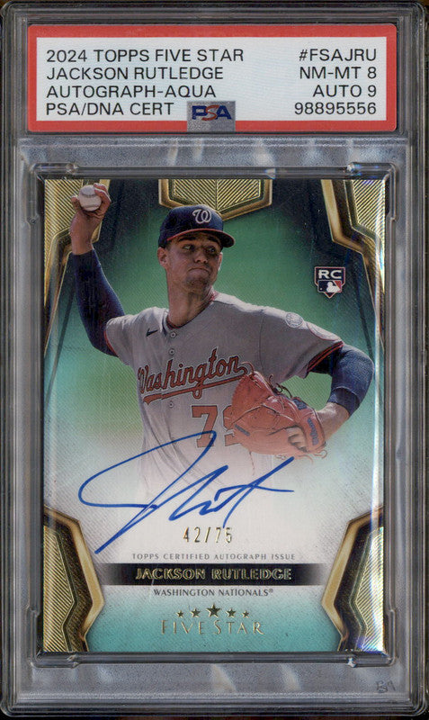 スポーツ選手 TOPPS FIVE STAR 2024 Topps Five Star Silver Signatures George Springer Gold